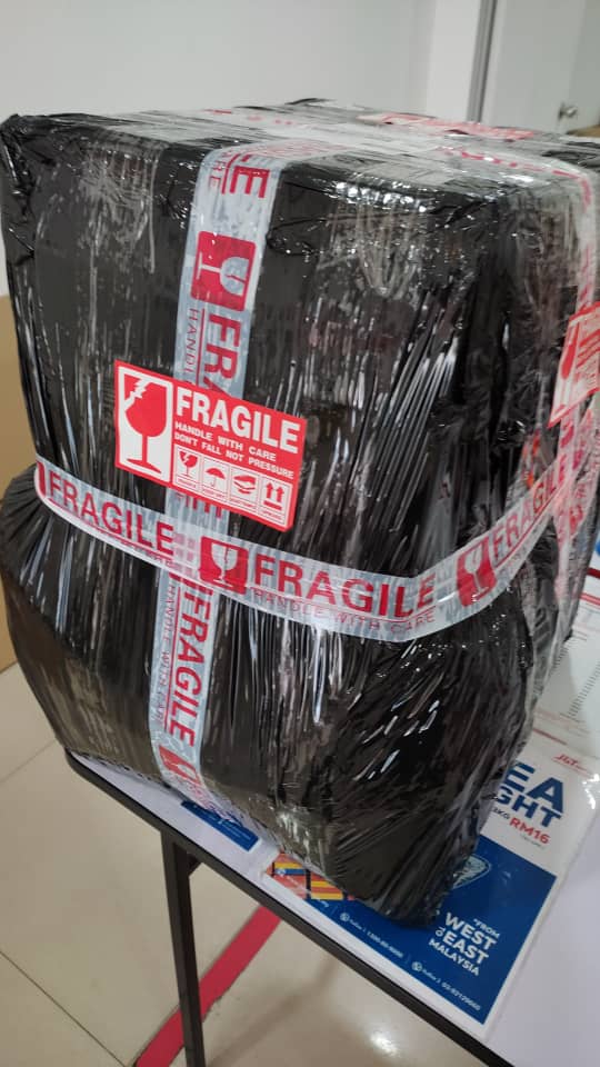 Secure packaging step 7 for liquor delivery in Malaysia